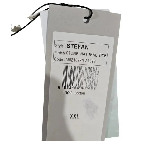 Mavi Men's Stefan Denim Jacket Shirt Stone Natural Dye Size XXL NWT - Picture 12 of 16